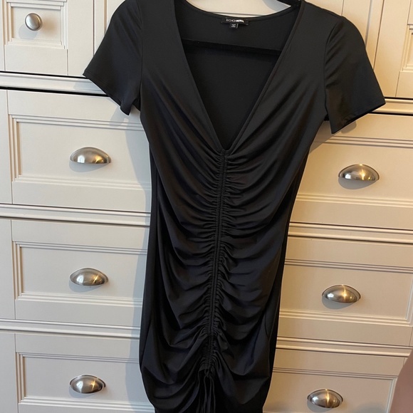 Fashion Nova Lhasa Ruched Dress - Black - Picture 7 of 7